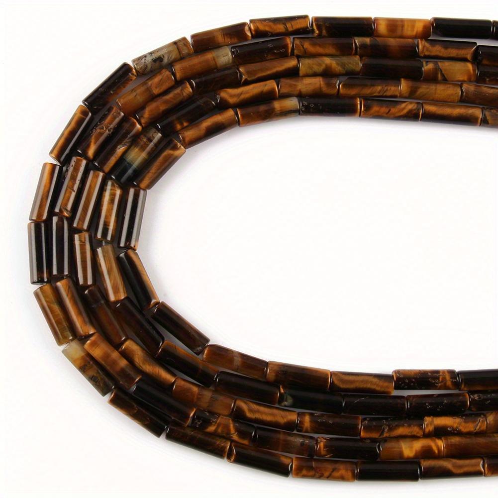 1pcs Natural Stone Tube Bead Sediment Jaspers Loose Cylinder Beads for Jewelry Making DIY Chakra Bracelet Accessories 15" 13x4mm