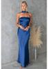 Summer Sexy Halter Neck Satin Long Dress for Women