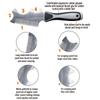 4 in 1 Paint Brush Comb Thickened Stainless Steel Tool  Rollers Cleaning