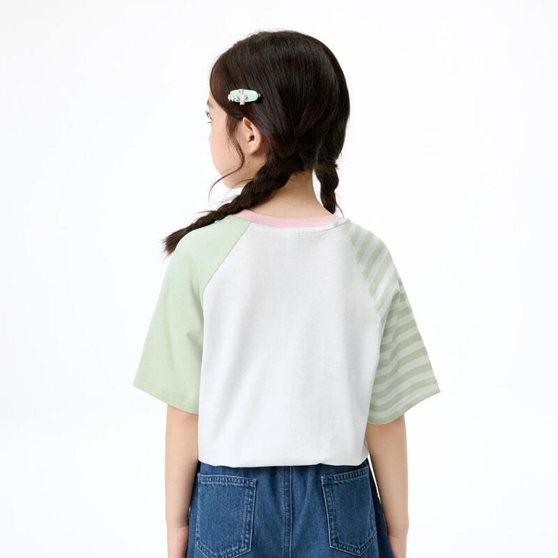 Xiaoyinman Girls' Antibacterial Cotton T-Shirt