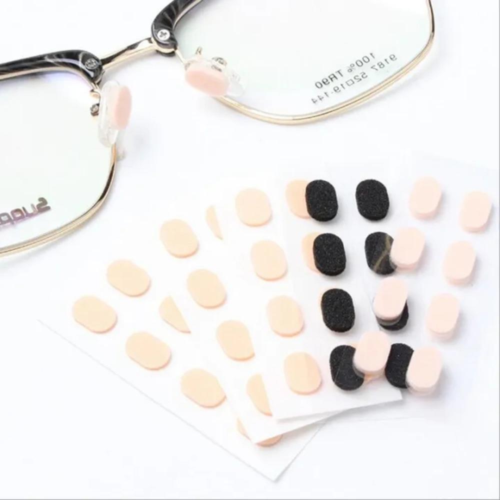 Soft 40Pcs Anti-Slip Glasses Nose Pads Eva Foam Adhesive Sweat Absorb Sponge Nose Pads Eyeglasses Stickers Eyewear Accessories