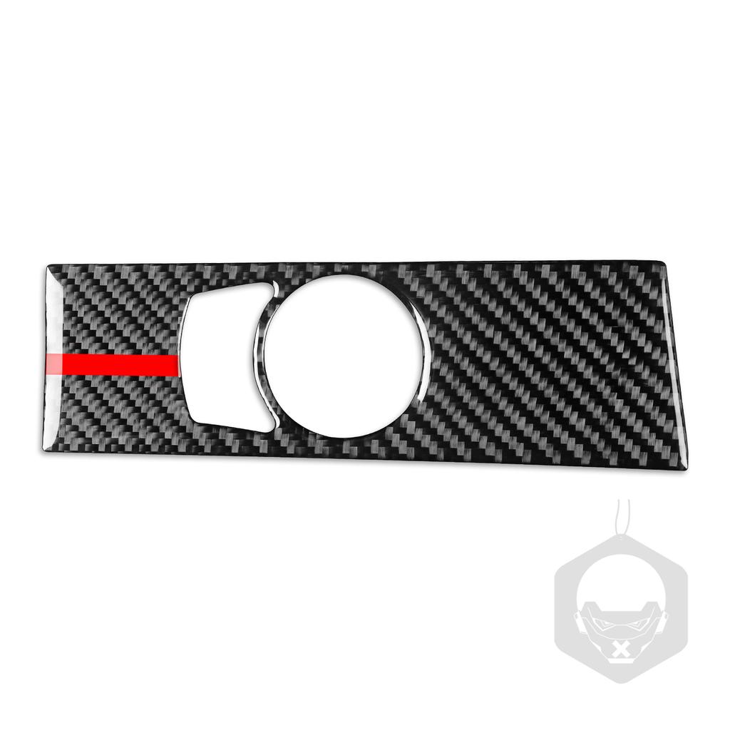 Headlight Switch Panel Cover Trim Sticker Real Carbon Fiber For BMW 5 Series E60 2004 2005 2006 2007 Car Interior Accessories