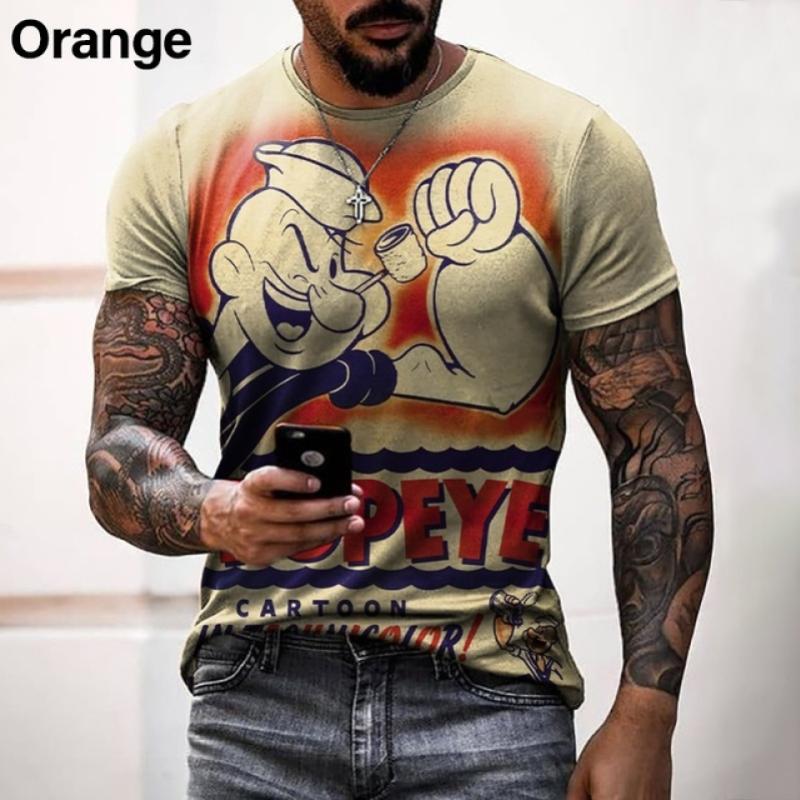 Classic Anime Sailor Series Pánská a dámská trička s 3D potiskem Fitness Sport Volné Prodyšné topy s krátkým rukávem