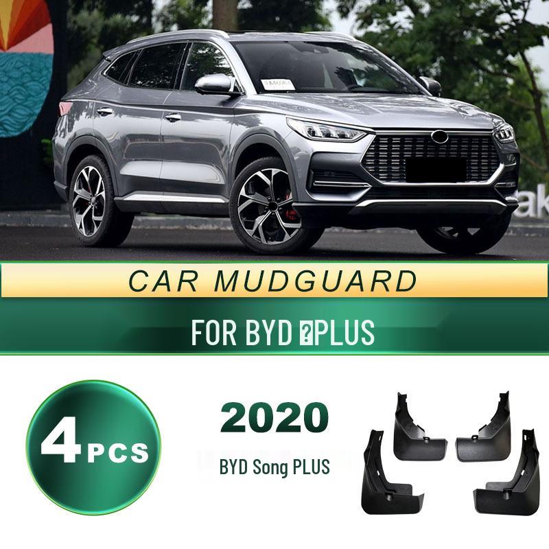 Soft Rubber Mudguards for 2020 BYD Song PLUS Tires – Upgrade Accessory