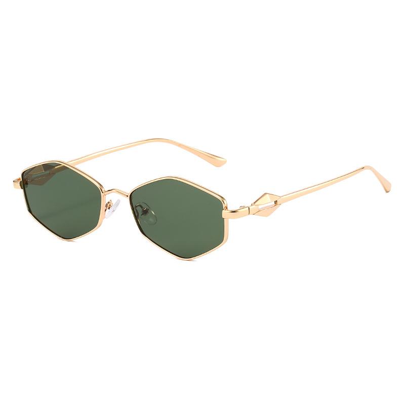 

JYL TS Rimless Sunglasses Unisex UV Protection Cyberpunk QZ1354-150 A-7340 лимонний шифон кольору