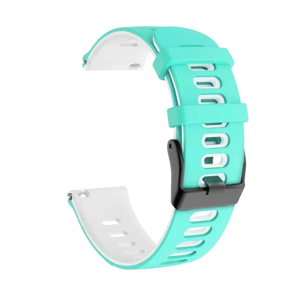 20 22mm Universal Silicone Strap For Garmin Venu 3 Band Forerunner 265 255 Music Vivoactive 4 For Garmin Venu Sq 2 Plus Bracelet
