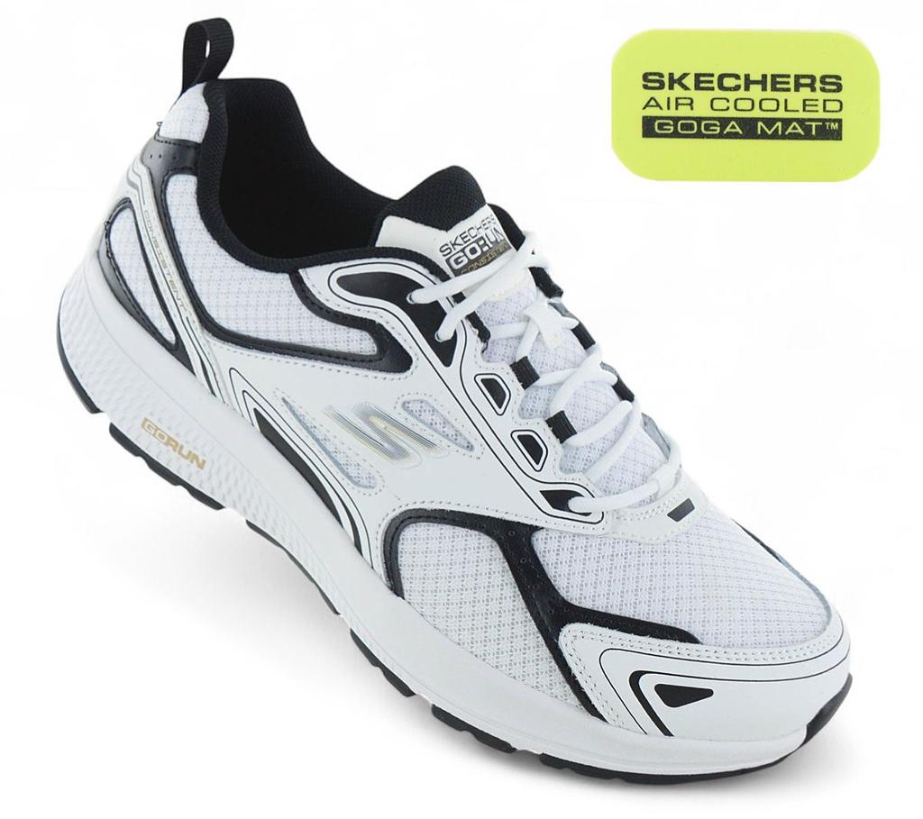 Skechers Go Run - Consistent - Zapatillas Deportivas para Hombre Blanco 220034-WBK ORIGINAL