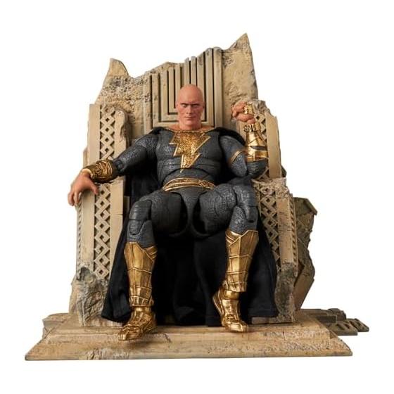 MEDICOM TOY MAFEX №286 ЧЕРНЫЙ АДАМ Черный Адам (ЗОЛОТОЙ КОСТЮМ) Высота ок.. 165 мм Немасштабная Раскрашенная Фигурка Действия