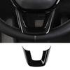 For Honda Civic 11th -23 ABS Gloss Black Steering Wheel Lip Sheet Cover Trim