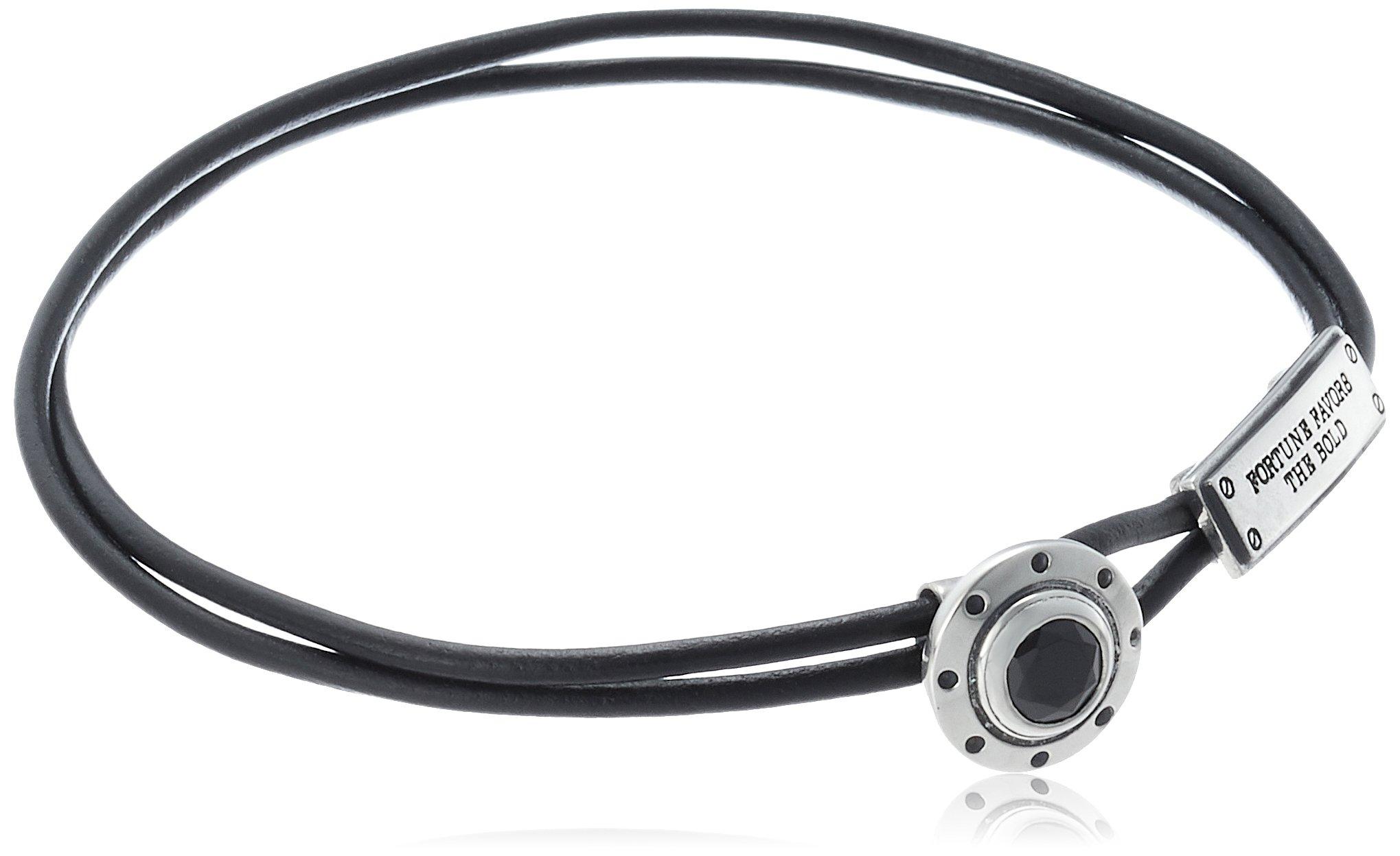 

Dr MONROE Leather Cord Bracelet Silver Black Cubic [Dr.Monroe] 925/Leather RE-22-SV-BCZ