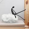 People Statue Creative Modern Home Decor for Housewarming Living Room Office Boating