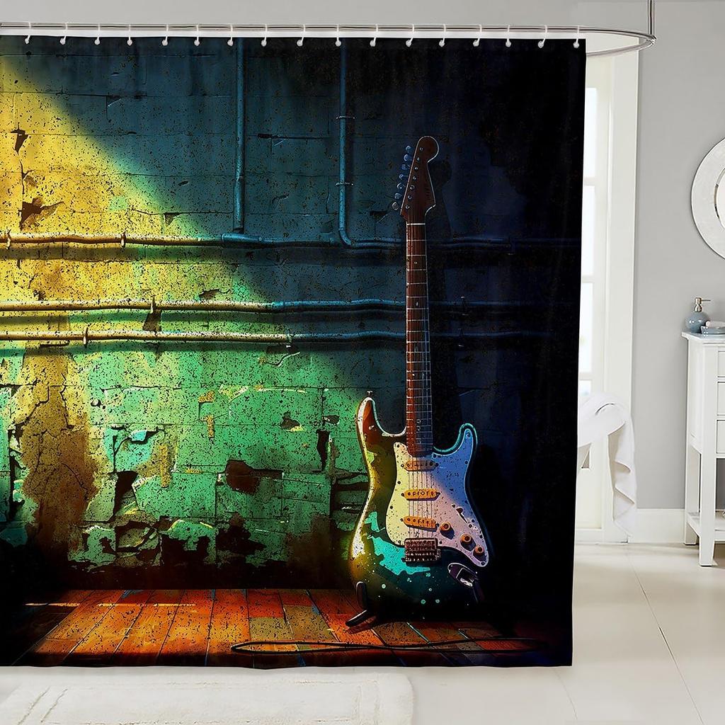 Urocza zasłona prysznicowa dla świnki morskiej do kabin prysznicowych i wanien Łazienkowych Kreskówka Urocze Zwierzątko Zasłona do Wanny Wystrój Pomieszczenia - Motyw Zwierzęcy