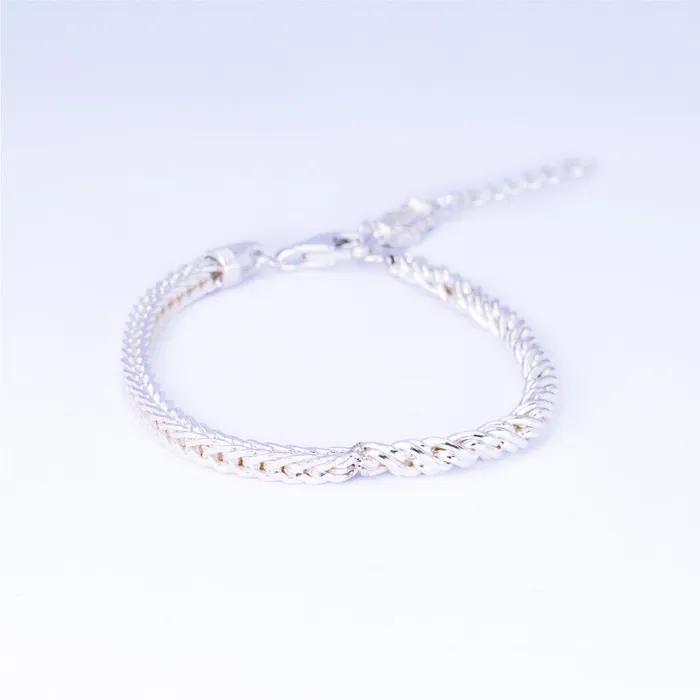 HR 334B_Half & Half Bold Chain Bracelet