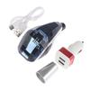 Pomello leva cambio LED in cristallo, leva, pallamano blu, per auto, cambio automatico, manuale, modifica auto