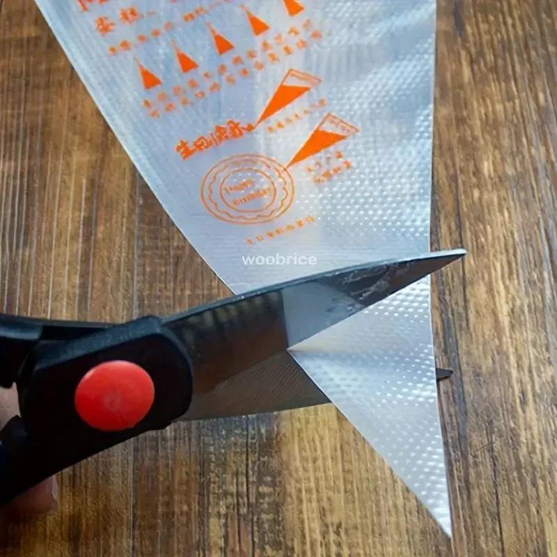 Disposable Cream Pastry Bags Cake Piping Bag Decorating Tool Cupcake Piping Kitchen Baking Accessories 200 /100/50/20Pcs