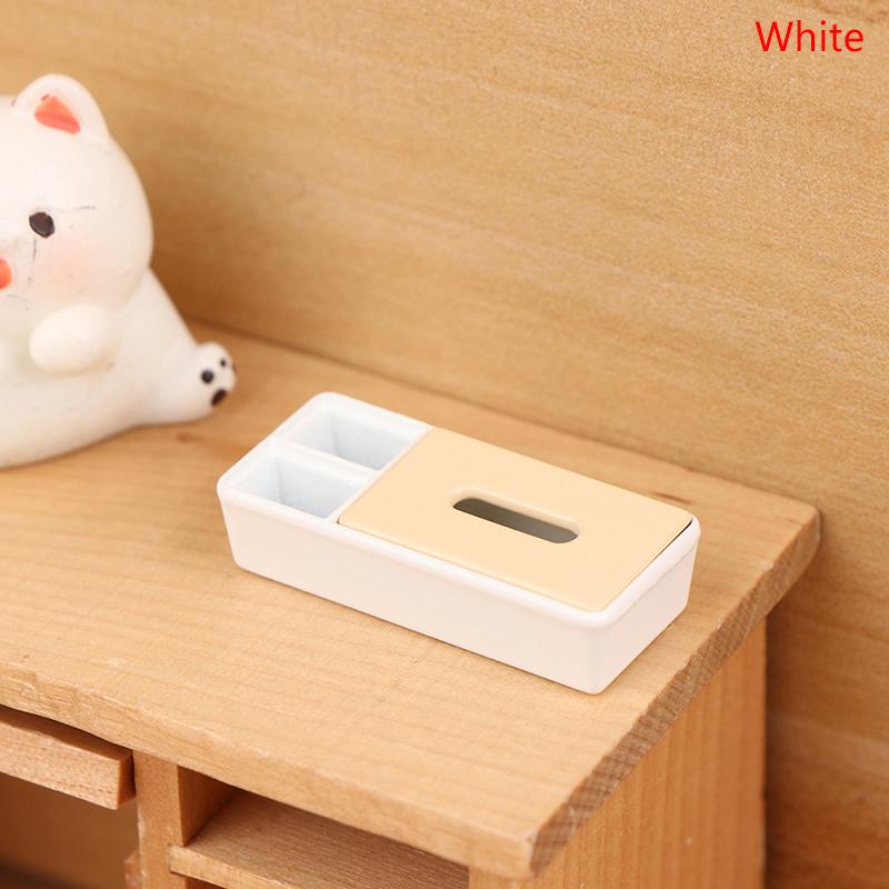 

Dollhouse Miniature Tissue Box Model Small Items Storage Home Decor Toy Doll House Life Scene Accessories 1 12 Kid Friendly Entertaining Fun Play Safe