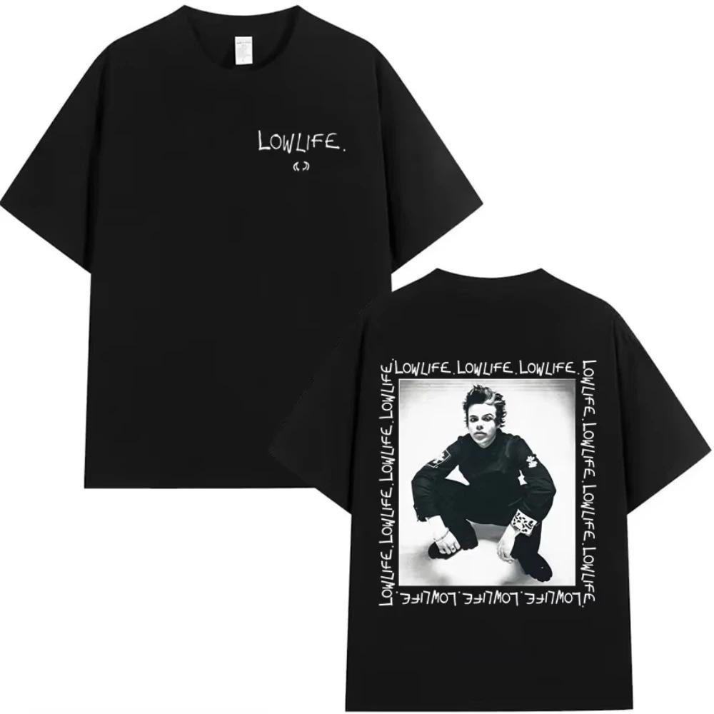 Yungblud World Tour TShirt Unisex Fashion Rock Gothic Short Sleeve Unisexs Hip Hop Pure Cotton Sports Women And Unisex Tshirts