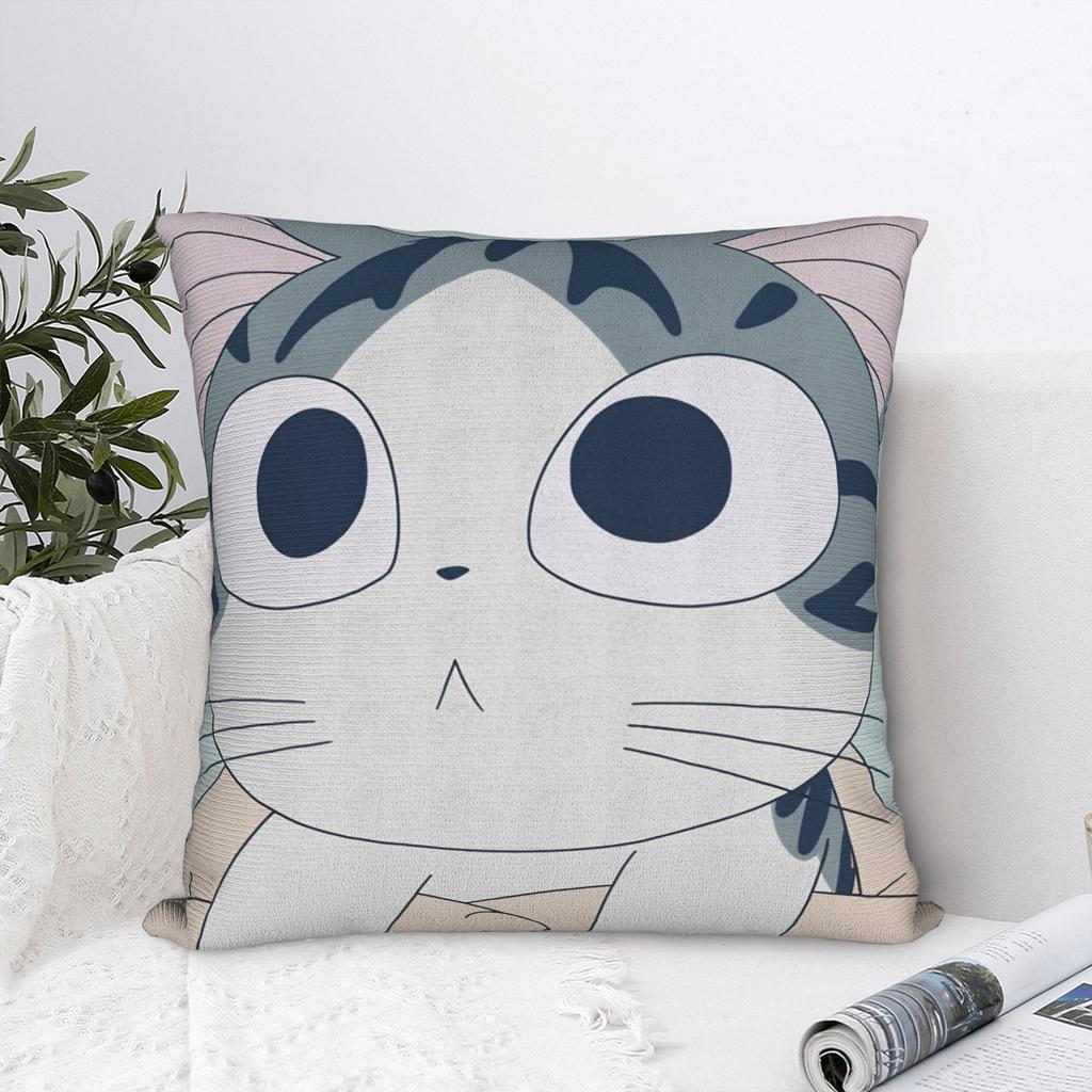 C-Chis S-Sweet H-Home Cat Pillow Cover Comfy Cushion Cover Morden Pillow Case For Sofa Couch Bed Living Room