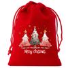 8pcs Christmas Velvet Bags Drawstring Bags Gift Bags Christmas Candy Bags Drawstring Drawstring Bags