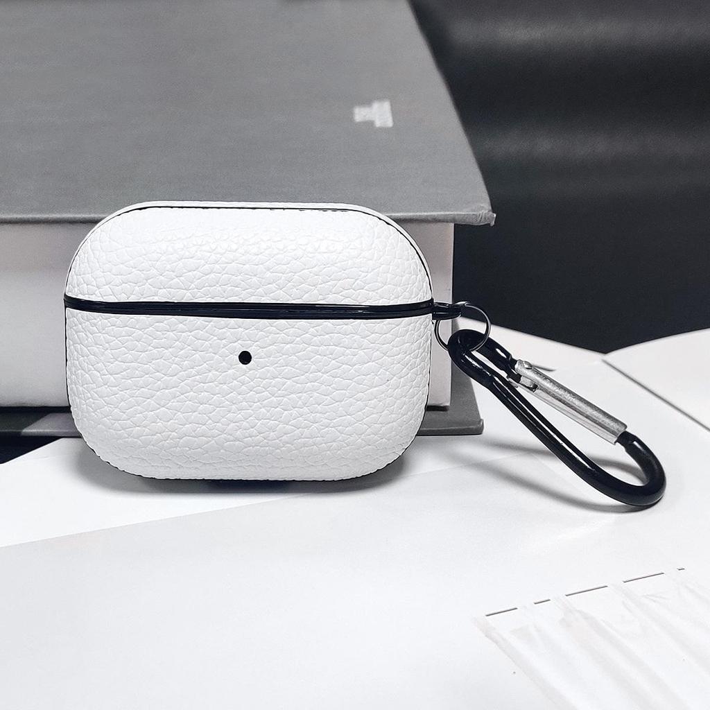 Lychee Pattern Protective Case for Apple AirPods Bluetooth Headset