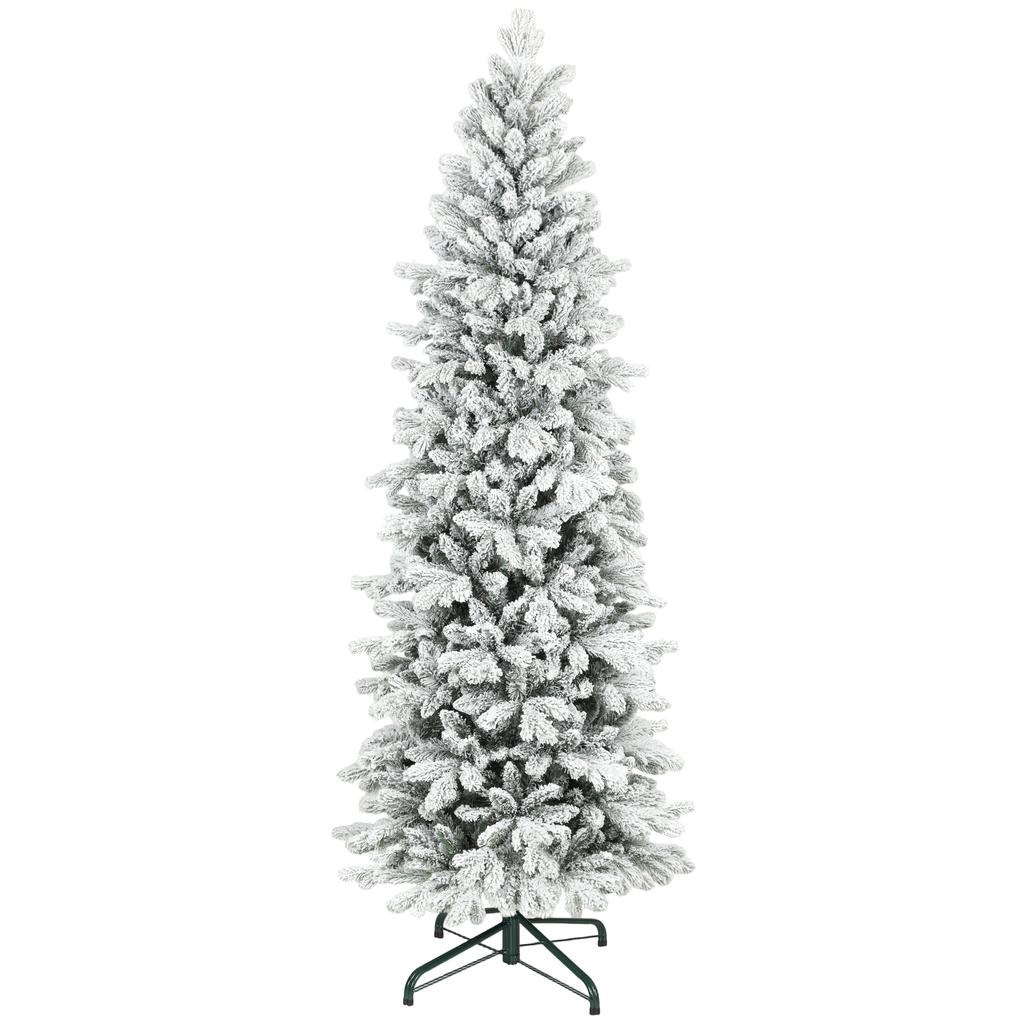 7ft Flocked Artificial Christmas Tree