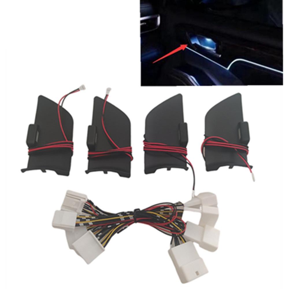 Door Bowl Armrest Atmosphere Light Interior LED Blue Door Bowl Handle Frame Ligh