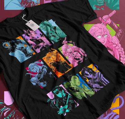 Hashira Demon Slayer T-Shirt Kimetsu No Yaiba Tengen Horror Anime Gift Shirt 577