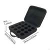 Billiard Ball Carrying Box for 16 Balls, EVA Holder Snooker