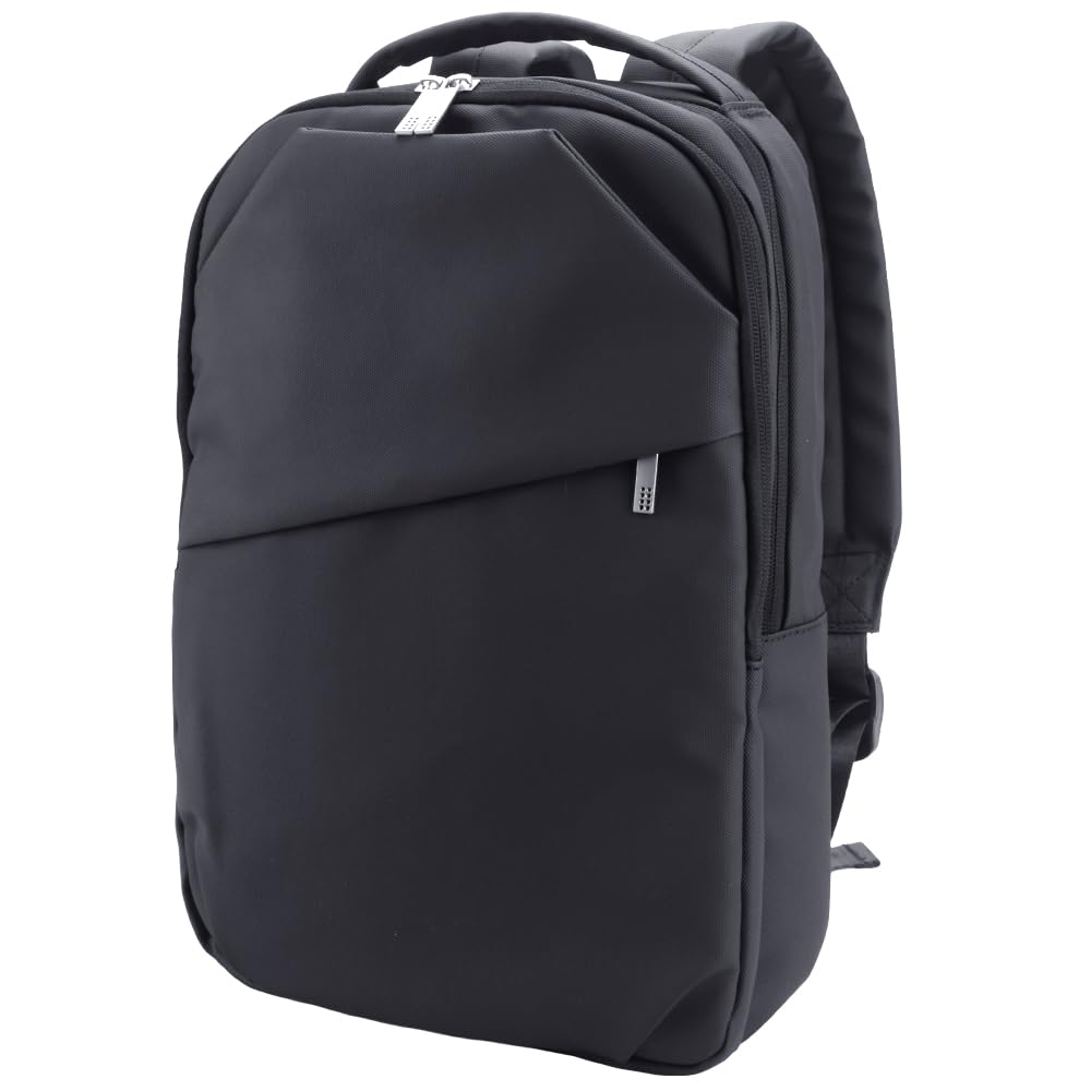 

manekinext Smart Business Backpack for Women, Slim, Water-Repellent, and Stuffy, with PC Pocket (Black)