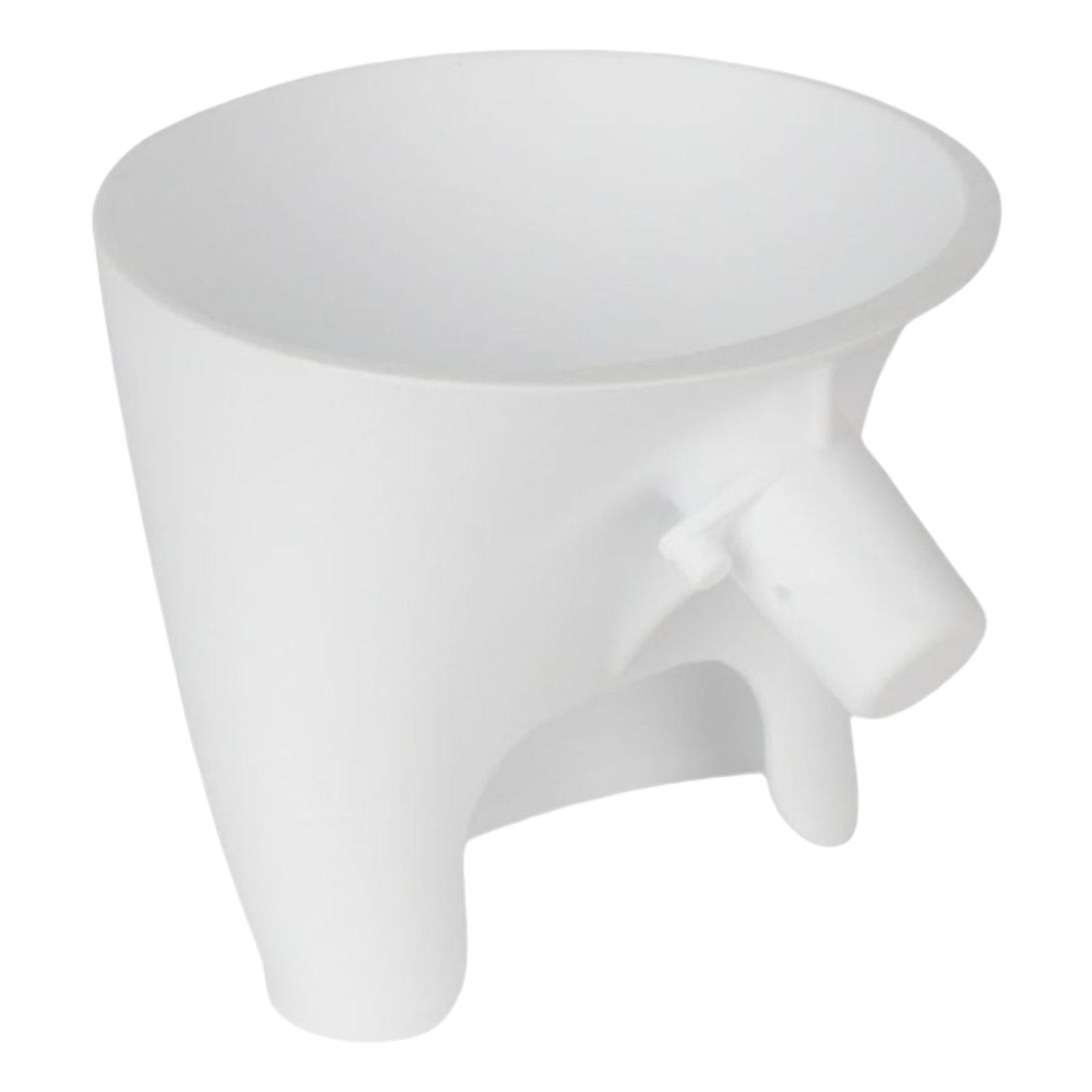 Широкоугольная воронка для муки, пластиковая воронка для порошка, кухонная воронка для муки и жидкого яйца белый