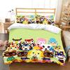 Cartoon Duvet Cover Pillowcase Animal Crossing Bedding Set Boys Girls Bedroom Decoration kids Gift Single Double King Size