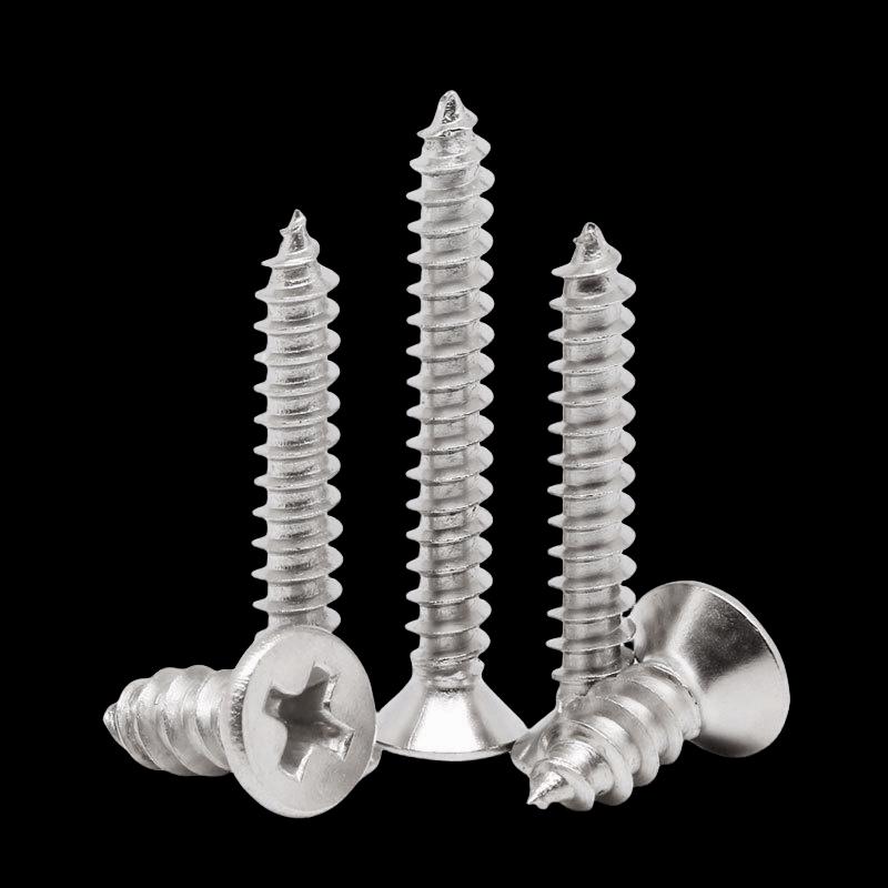 Tidong 304 Stainless Steel Flat Head Phillips Self-Tapping Screws