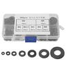 350pcs Nylon Plastic Washer Flat Gasket Ring Kit M2/M2.5/M3///M6/M8 Connector Set with Box