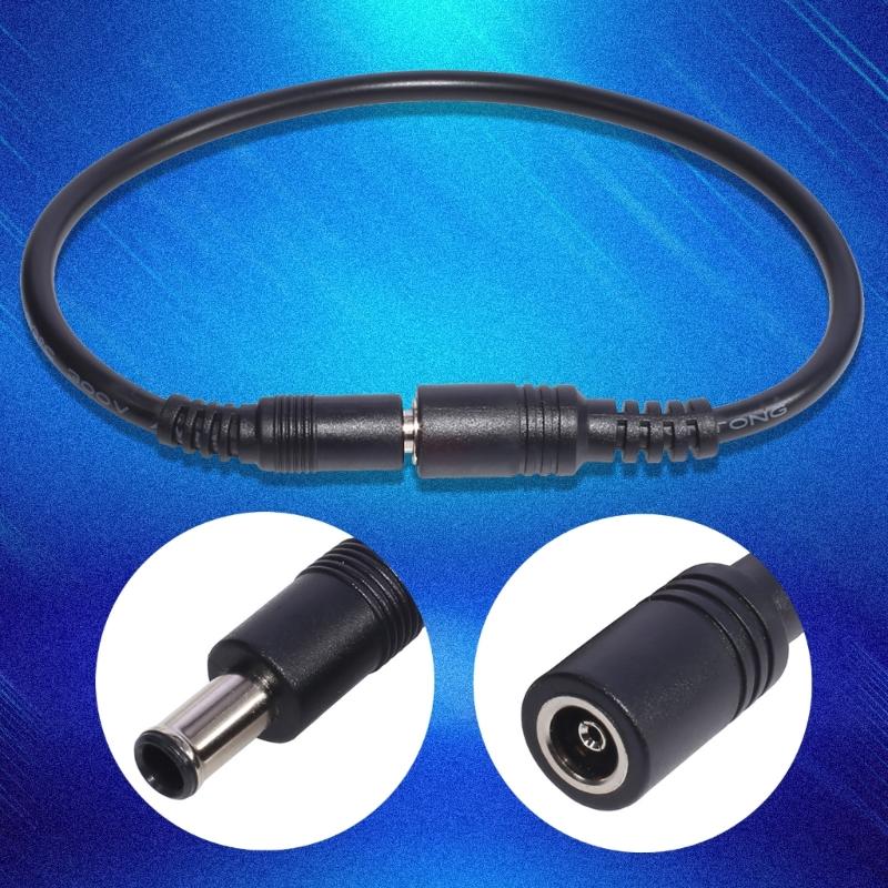 6,5x4,4mm DC-Stecker Stromkabel für Laptop-Adapter-Ladegerät-Leitung beidseitig DC6,5mmx4,4mm Verlängerungskabel