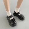 Chaussures Lolita pour Femmes Style Japonais Chaussures pour Jupes JK Chaussures Mary Janes Chaussures Classiques à Enfiler Plateforme Mocassins Chaussures de Robe Cosplay