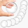 Transparenter Türstopper Silikonpad 40x8mm - Selbstklebender Wandschutz für Türgriffe