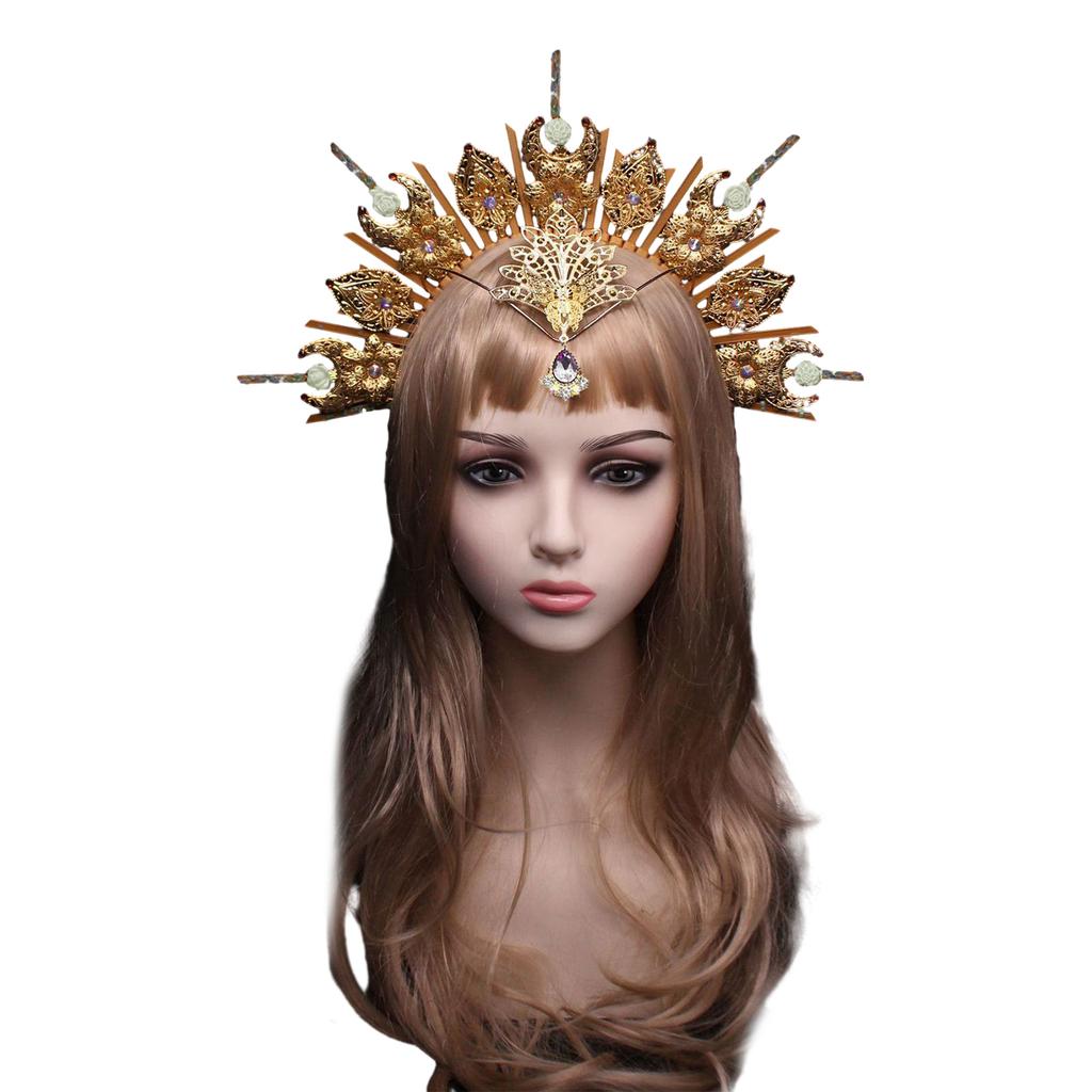 Tiaras Crown Headband DIY Material Package Church Hairband Masquerade Headdress