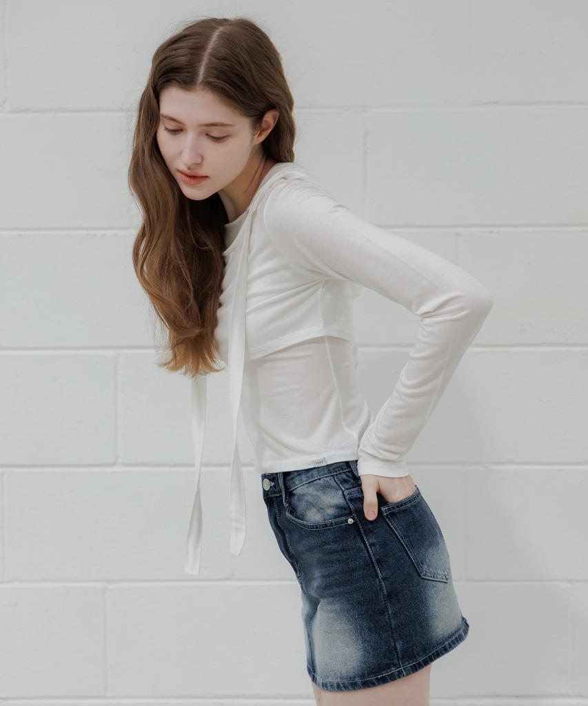 PANDORAFIT Wash Denim Skirt