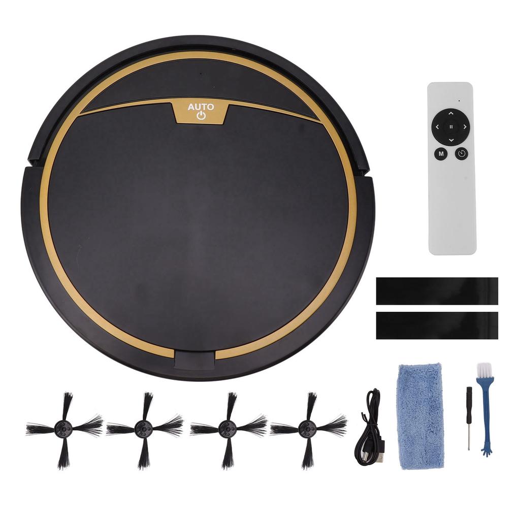 Ultra Thin Fully Automatic Robot Vacuum Cleaner Smart Robotic Vacuum Cleaner for Dust Hair Fluff