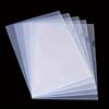 30 Pack PVC L-Shaped A4 Document Folders, Transparent File Envelopes for Office and Home Organization