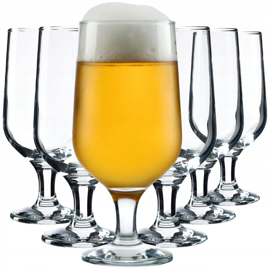 KADAX Kufel Do Piwa Pokale Szklanki 385ml 6szt