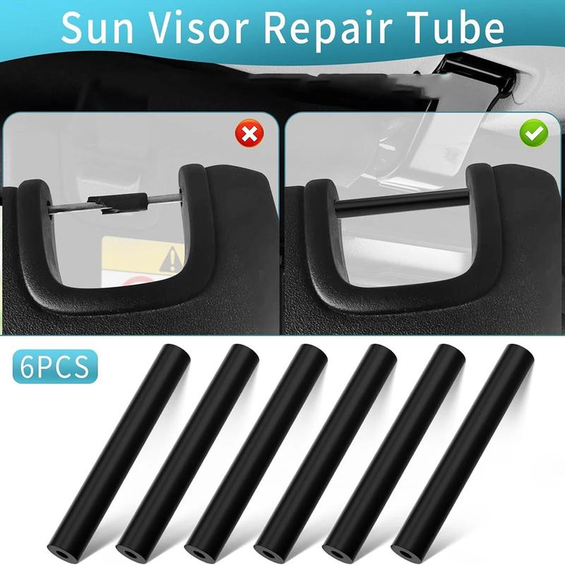 For Jeep For Wrangler JK 2007-17 Car Sun Visor Repair Tube Kit Driver&Passenger Sun Visor Repair Tube Car Interior Parts