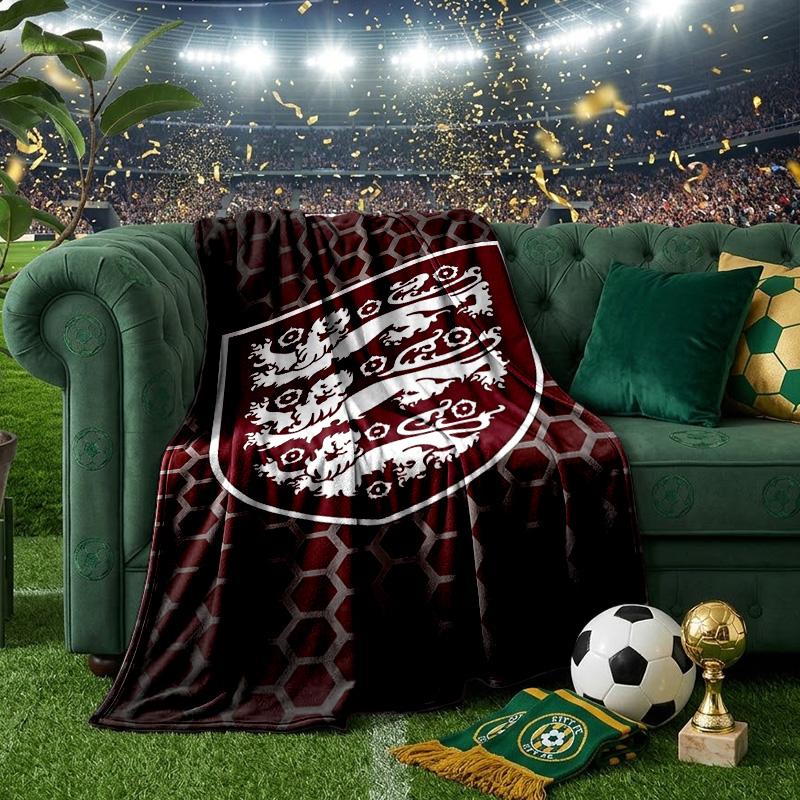 EnglFootball Crest Blanket Lightweight Ideal Bedding Blanket Perfect for Travel, Camping, Living Rooms, Offices, Sofas, Fan Christmas gift