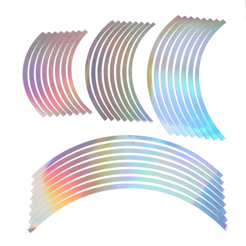 Inches PVC Wheel Rim Tape Wheel Sticker Reflective Rim Stripe Motorcycle Reflective Stripes