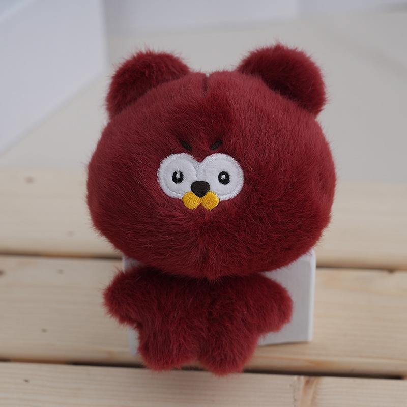 Stuffed Bear Charming Plush Keychain Cute And Soft Bag Accessory With Cotton Pp
