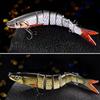 8 Segments 10cm Sinking Wobblers Vibrating Jointed Crankbait Prmeium Hard Vibrating Lures  Trolling