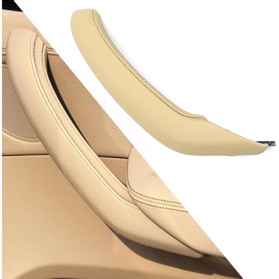 FASTCHE Fit for BMW X3/X4 Door Handle Outer Cover, Right Side Passenger Door Handle Outer Leather Door Handle Outer Cover Replacement for BMW X3 F25