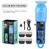 Transparent Electric Hair Trimmers Professional Hair Cutting Machine Rechargeable Clipper For Men Cordless Hair Cut Machine