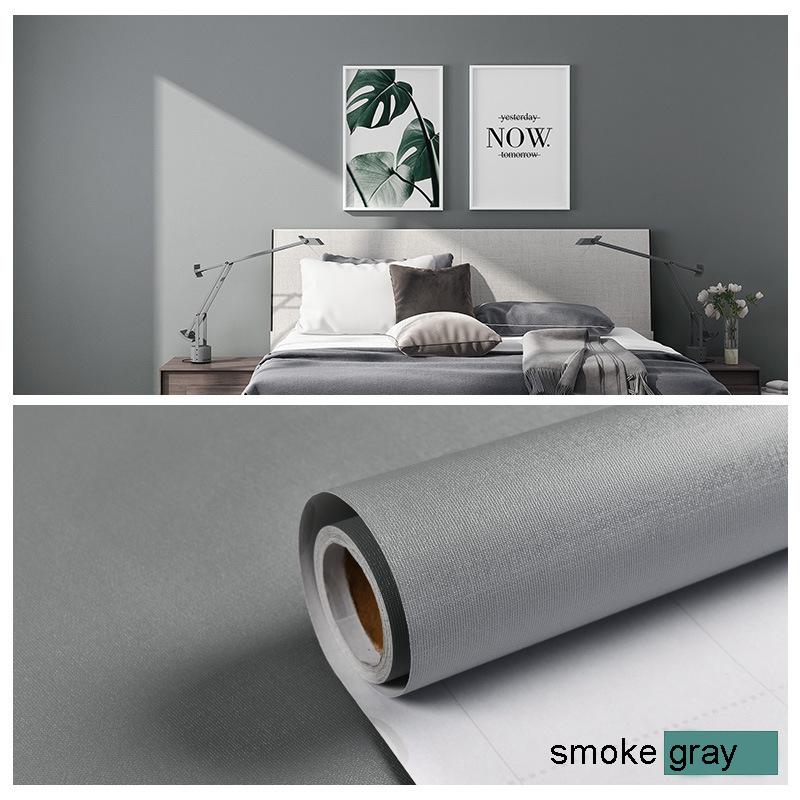 Solid Color Self-Adhesive Wall Decoration Sticker - Waterproof & Moisture-Proof, Instant Adhesive Sticker for Bedroom
