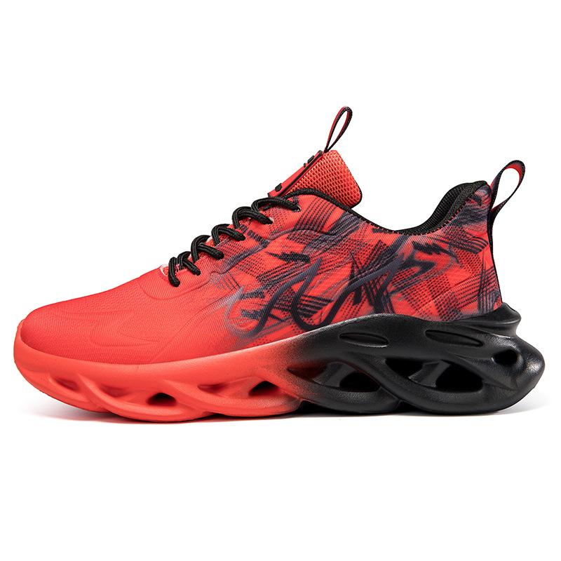 

Men s shoes new spring and summer couples mesh breathable running sports shoes thick sole heightening casual shoes large size 36